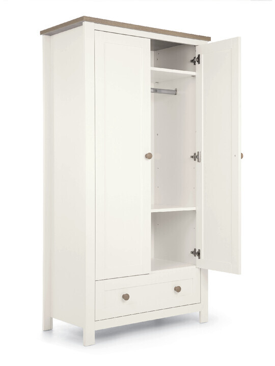 Keswick 4 Piece Cotbed set with Dresser Changer, Wardrobe and Essential Pocket Spring Mattress image number 8